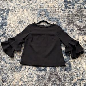 J Crew Ruffle Sleeve Blouse